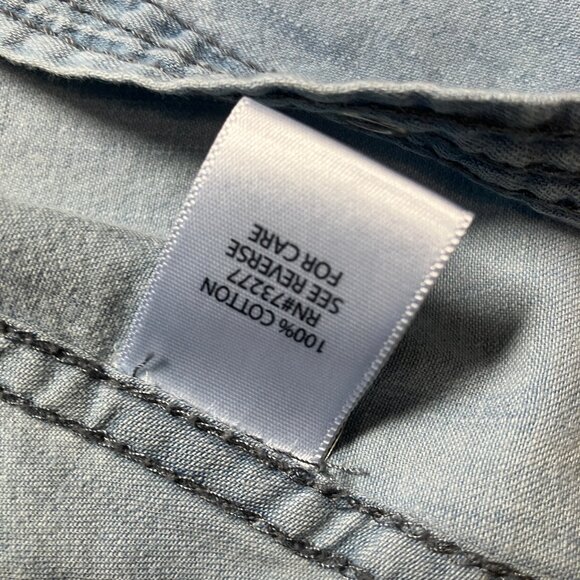 Mudd Girls M(10/12) Chambraly Long Sleeve Snap Shirt SUPER SOFT - Picture 11 of 14